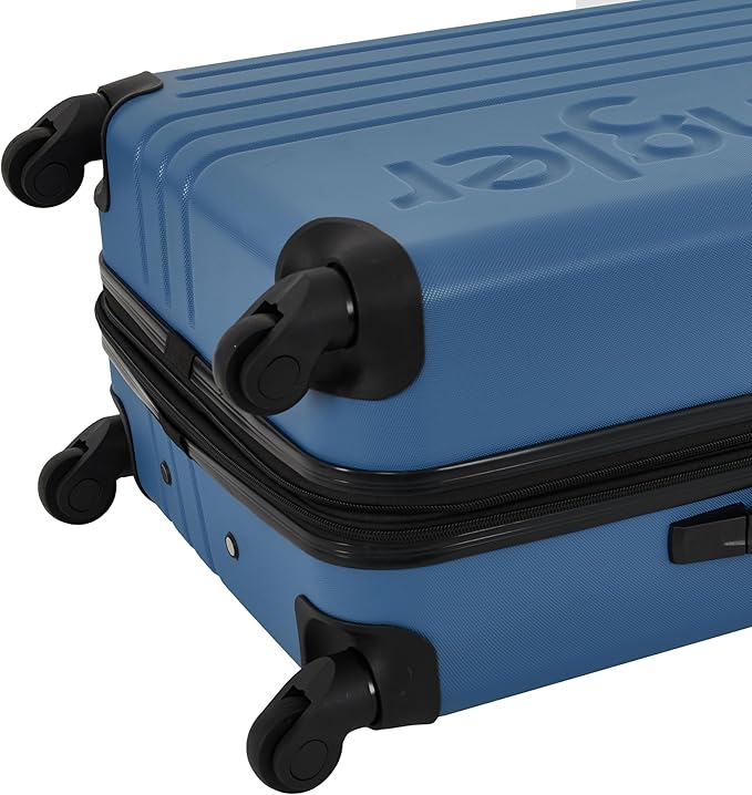 Wrangler Quest Luggage Set, Vallarta Blue, 3 Piece Set (30"/26"/22")