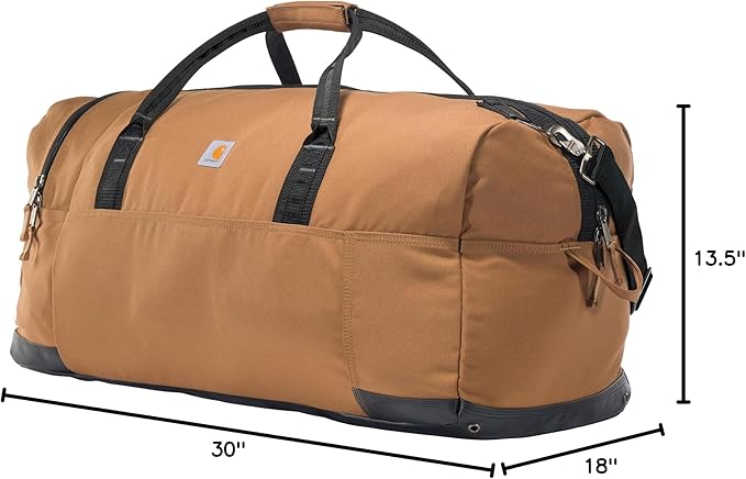 Carhartt Classic Duffels, Heavy-Duty Bag for Jobsite, Gym and Travel