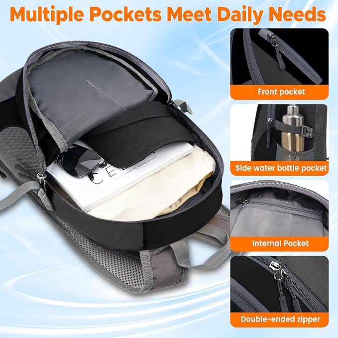 sunhiker Small Hiking Backpack Women Men 20L Lightweight Travel Backpack Daypack Casual Backpack For Cycling Outdoor Camping