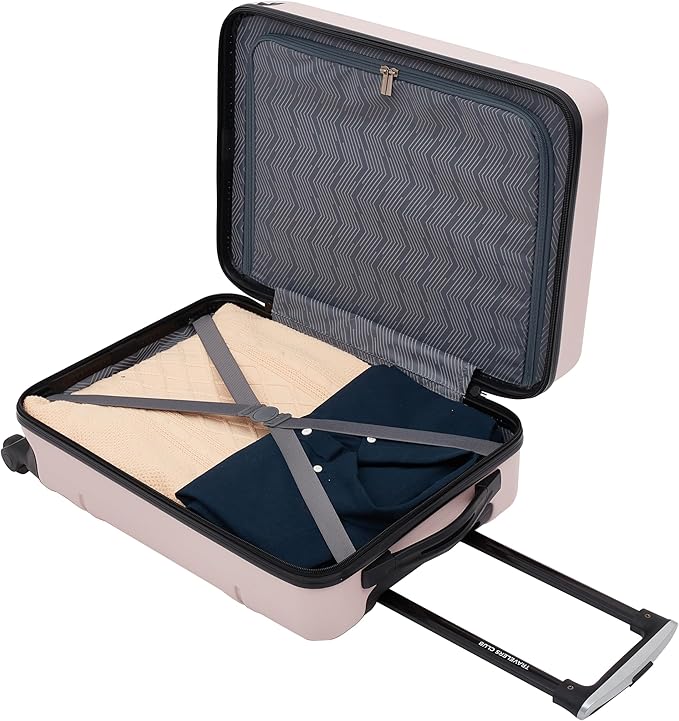 Travelers Club Skyline 22" Carry-On Spinner Luggage, Filmy