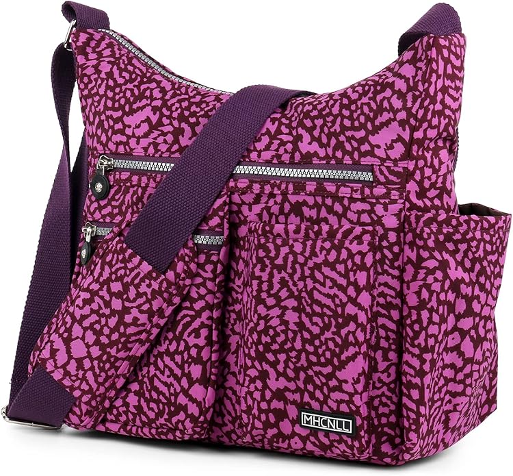 MHCNLL Crossbody Bag with Anti Theft RFID Pocket - Women Lightweight Water-Resistant Purse