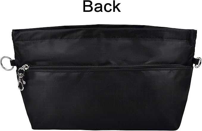 Vercord Handbag Purse Tote Pocketbook Organizer Insert Zipper Closure 11 Pockets 3 Sizes Many Colors