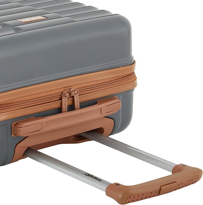 Wrangler 22" Outrider Hardside Carry-On Luggage, Lava Smoke