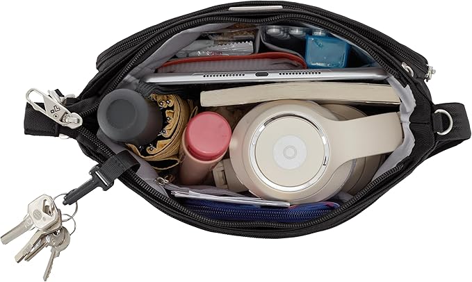Travelon Anti-Theft Classic North/South Crossbody Bag
