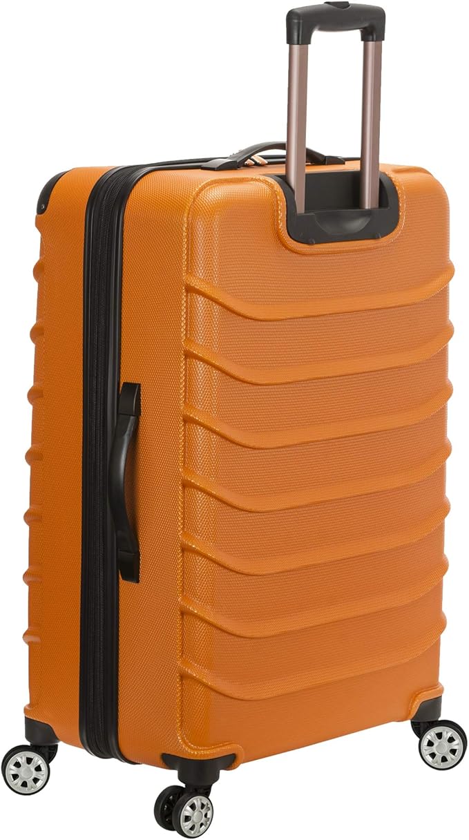 Rockland Speciale Hardside 2-Piece Expandable Spinner Luggage Set, Orange, 2-Piece Set (20/28)