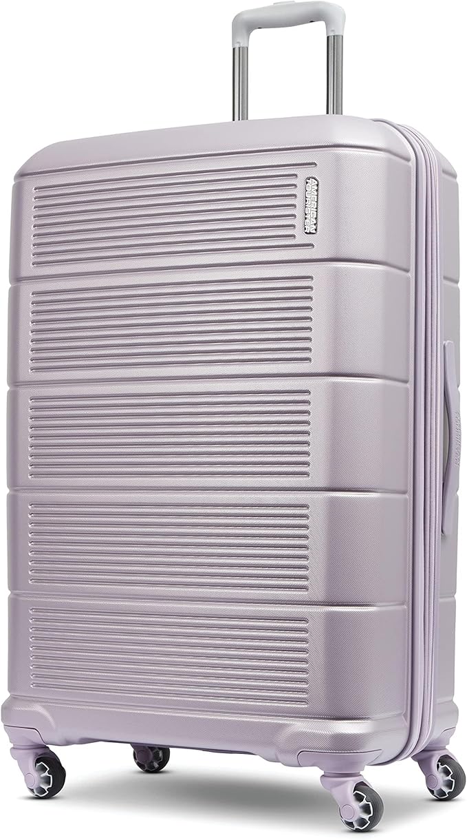 American Tourister Stratum 2.0 Expandable Hardside Luggage with Spinner Wheels, 28" SPINNER, Purple Haze