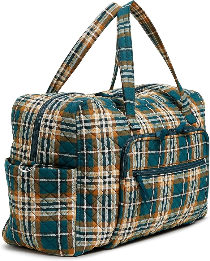 Vera Bradley womens Cotton Weekender Travel Bag