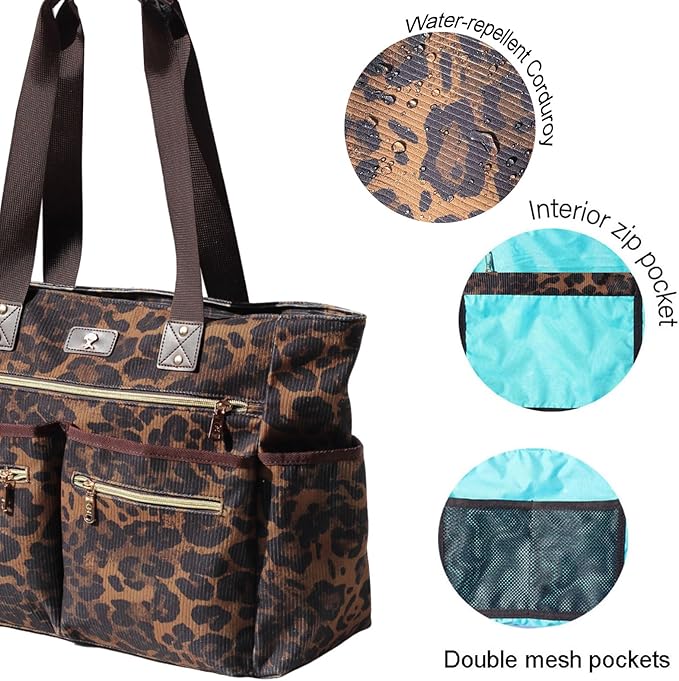 Weekender Bag Carry On Bag Overnight Tote Travel Duffle with 13 Pockets for Travel,Work，Gym,Beach,Teacher,Nurse