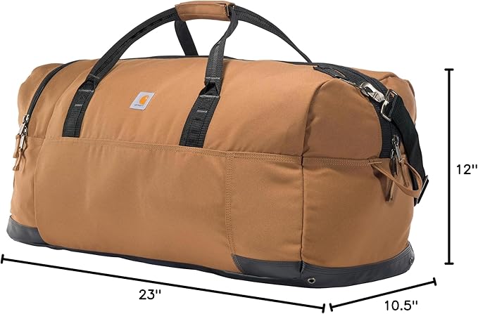 Carhartt Classic Duffels, Heavy-Duty Bag for Jobsite, Gym and Travel