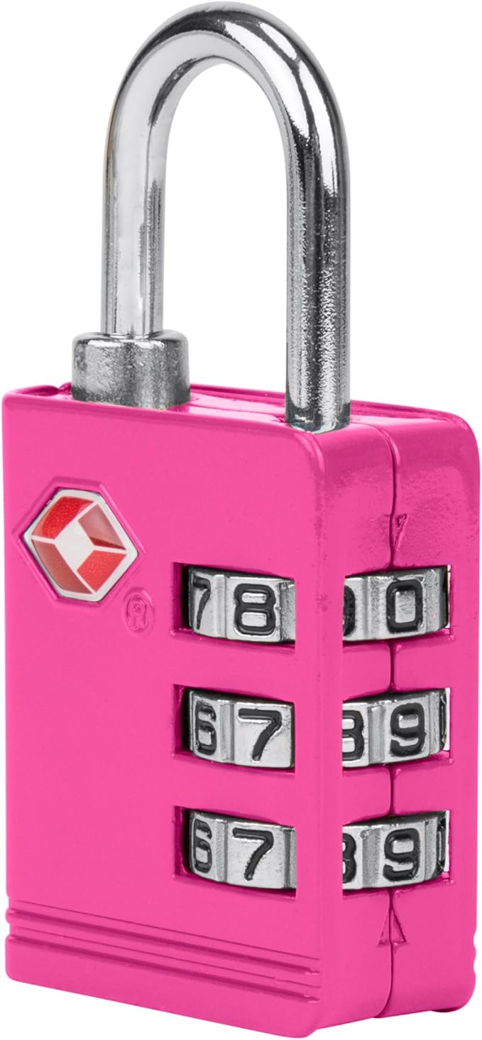 Travelon Travelon Tsa Luggage Lock Luggage Lock, Pink