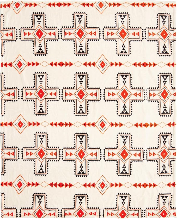 CARSTENS, INC. Wrangler Travel Blanket, Premium Compact 2-in-1 Airplane Blanket/Pillow, Santa Fe Sun