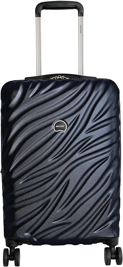 DELSEY PARIS Alexis Durable Hardside Luggage Set, Expandable & Lightweight 4-Wheel Spinners, Easy Grip handles for Smooth Journeys, TSA-Lock Incorporated, Men and Women, Navy, 2-Piece Set (21"/29")