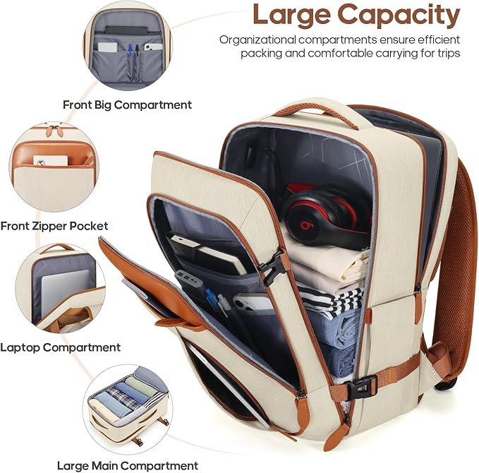 Luggage Sets 3 Piece, 20 Inch Hardshell Carry On Luggage 22x14x9 Airline Approved, Suitcase with TSA Locks & YKK Zippers, Carry On Suitcase with Wheels for Men & Women Travel