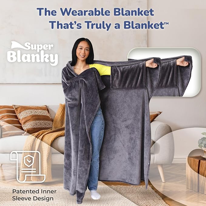 Wearable Blankets for Women, Adult Wearable Blanket Men, Mother's Day Gifts for Her, Wife Birthday Gift Ideas