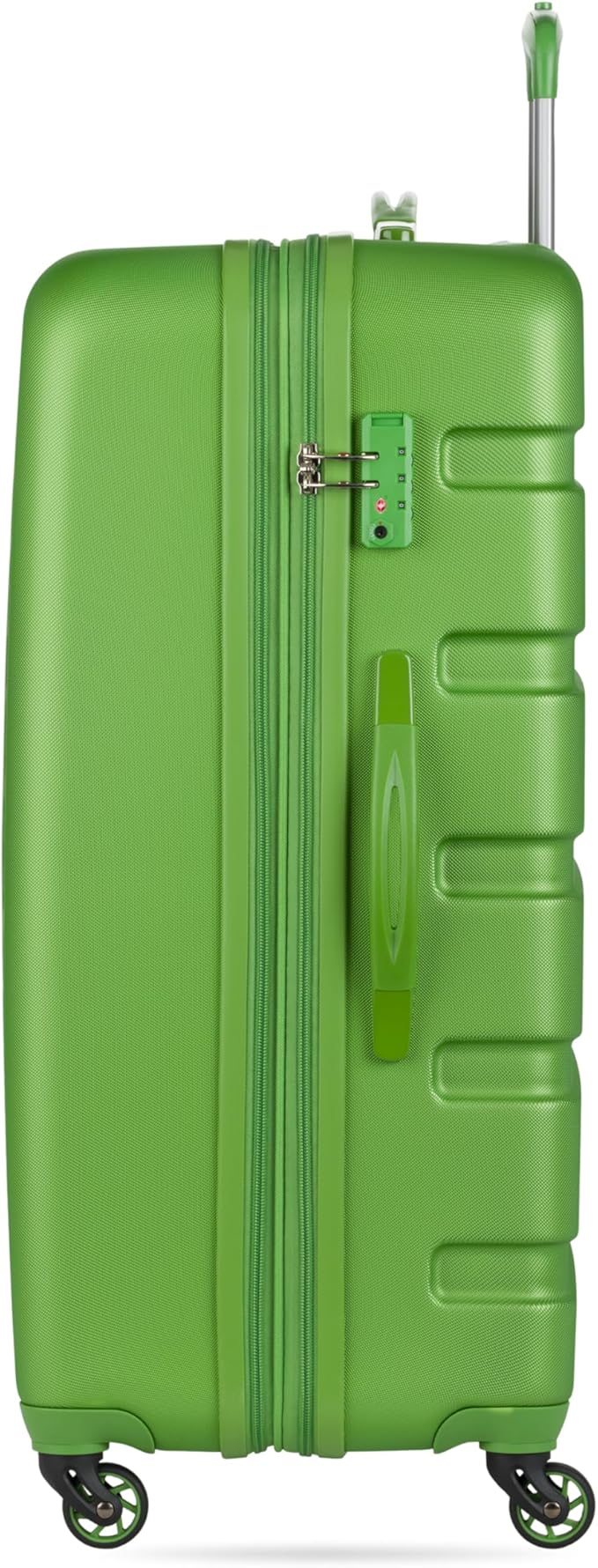 SwissGear 7366 Signature Hardside Expandable Luggage with Spinner Wheels, TSA Lock, Green, Checked-Large 27-Inch