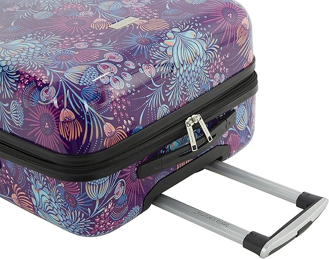 Travelers Club Unisex Bella Caronia Deluxe 20", 3 Piece, or 7 Piece Luggage & Travel Accessories Set Jardin