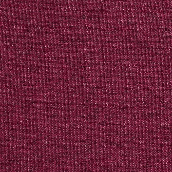 AAAAAcessories D-Shaped Chair Cushions, 2" Thick Dining Chair Pads with Ties and Removable, Machine-Washable Cover, 17" x 16", Set of 2, Wine Red