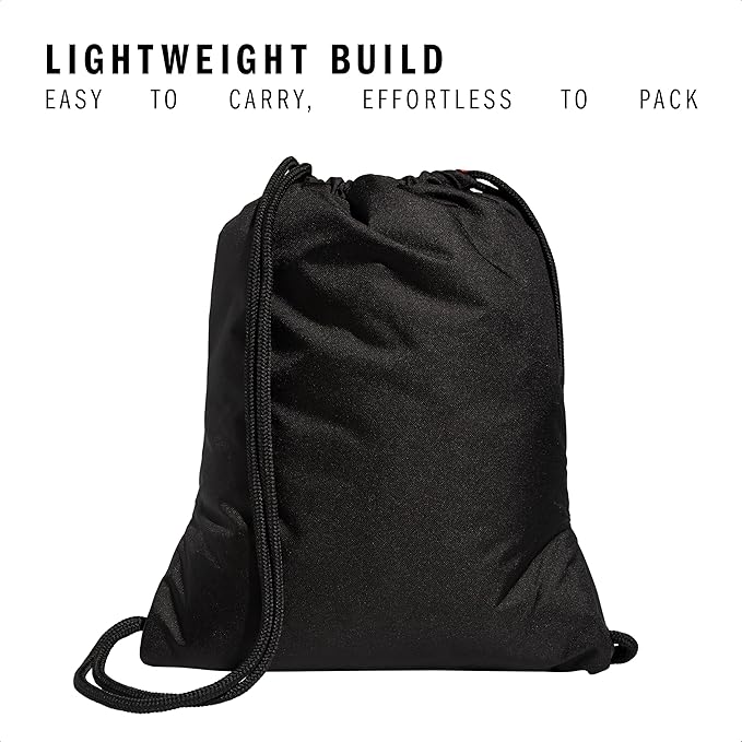 adidas Alliance Sackpack – Drawstring Backpack for Sports, Small Gym Bag