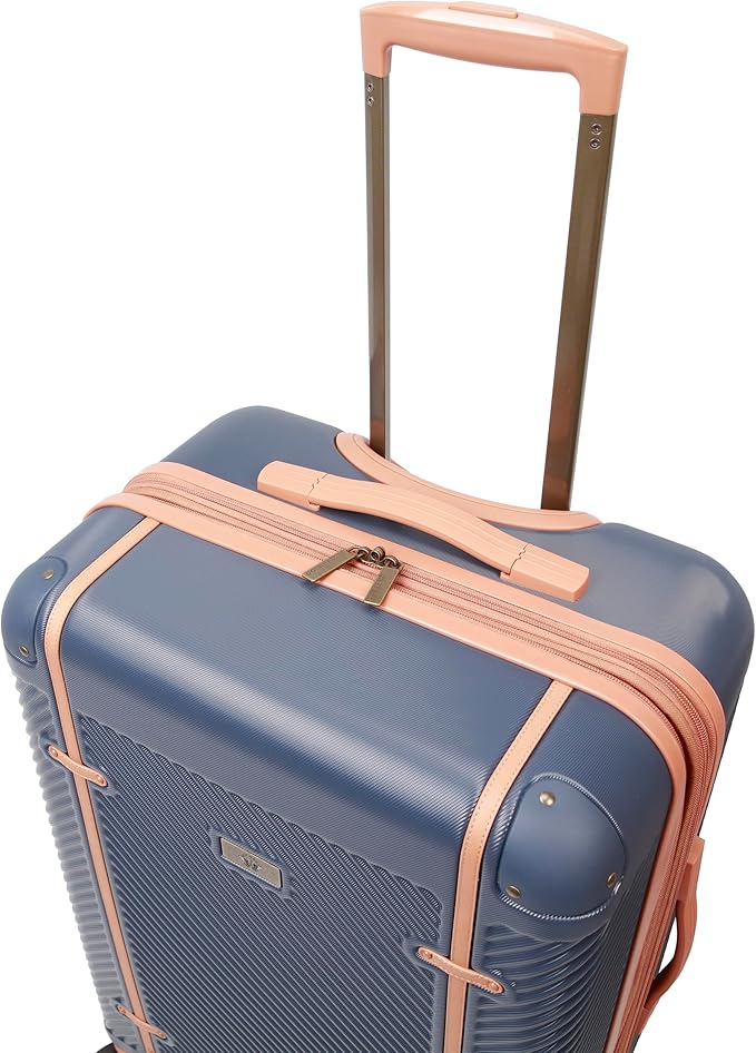 Dockers Spectra Hardside Expandable 8-Wheel Spinner Checked Luggage, 3-Piece Set, India Ink