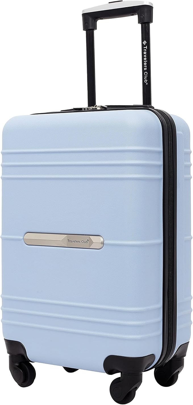 Travelers Club 22" Richmond Spinner Carry-On Luggage, Blue