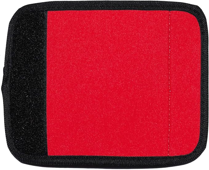 Luggage Handle Wrap 12 Pack-Bulk Luggage Handle Wraps For Suitcases Neoprene Handle Wraps/Cover/Grips For Carry on/Bag/Car Travel Accessories For Luggage (Red 4.0)