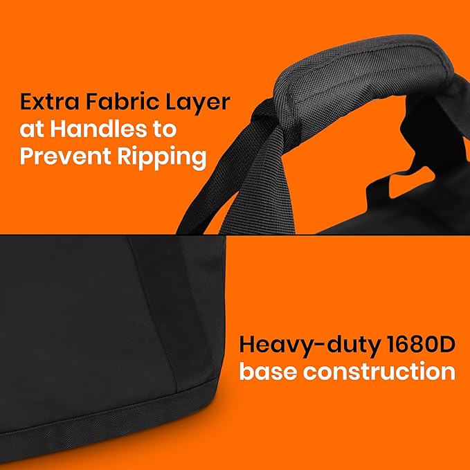 Fitdom 130L 35" Heavy Duty Extra Large Duffle with Upgrade Zipper, Durable & Water Resistant. Perfect as Camping Bag Travel Storage Tent Storage Sports Equipment Bag For Coaches & More
