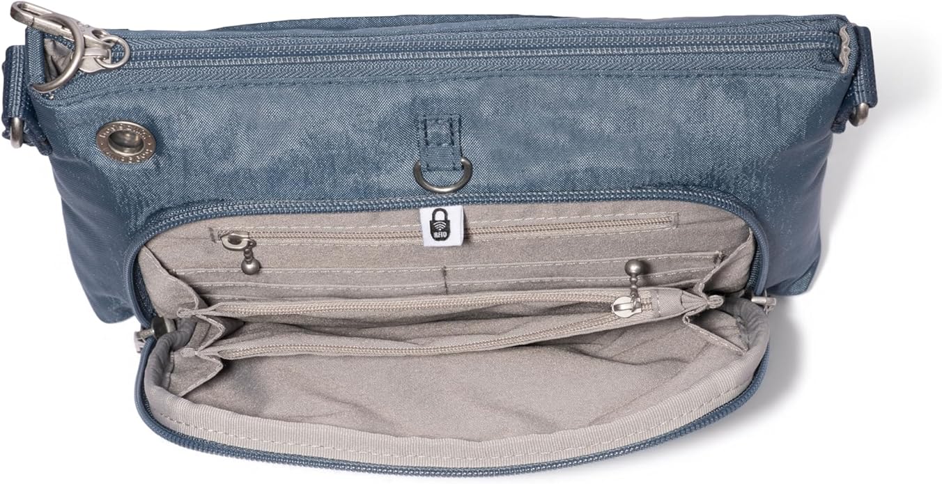 Baggallini womens Securtex Anti-theft Memento Crossbody Bag