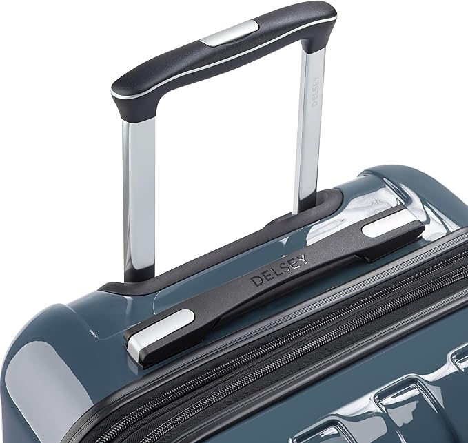 DELSEY PARIS Helium Aero Hardside Expandable Luggage with Spinner Wheels, Orion Blue, Carry-On Plus 21 Inch