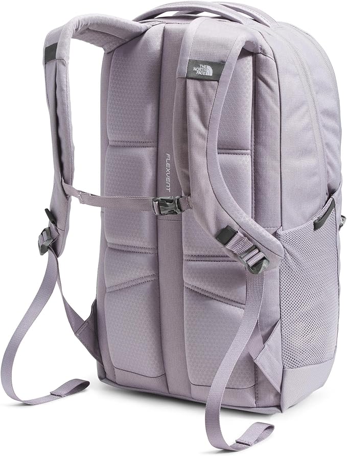 The North Face Women's Jester Everyday Laptop Backpack - Commuter Travel Bag, Laptop Sleeve, Water-Repellent, Minimal Grey Dark Heather/Minimal Grey-NPF, One Size