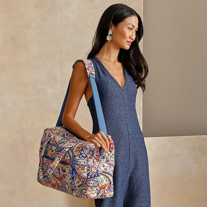 Vera Bradley womens Cotton Weekender Travel Bag