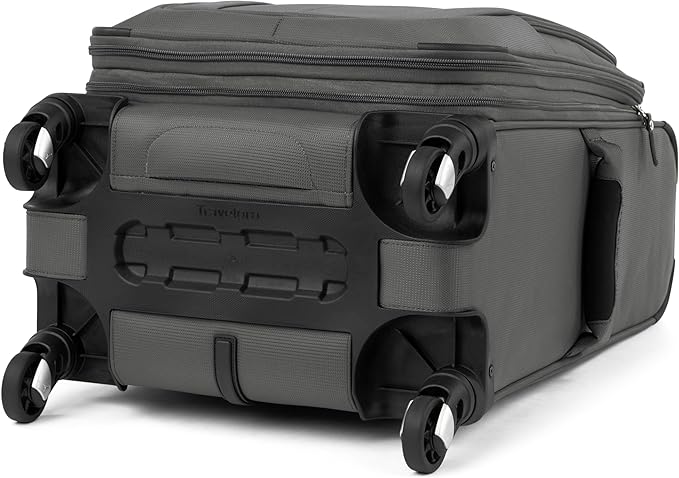 Travelpro Maxlite 5 Softside Expandable Luggage with 4 Spinner Wheels, Lightweight Suitcase, Men and Women, Shadow Grey, Carry-on 21-Inch
