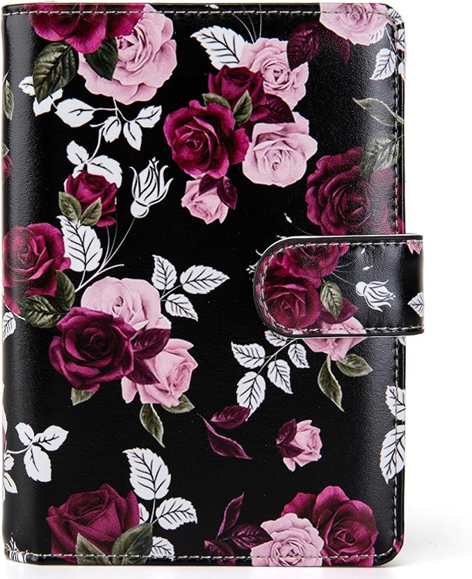Passport Holder for Travel Essentials, RFID Blocking Passport Wallet Cover with Magnetic Closure, Passport Book Holders for Women and Men (Rose)