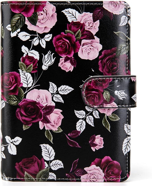 Passport Holder for Travel Essentials, RFID Blocking Passport Wallet Cover with Magnetic Closure, Passport Book Holders for Women and Men (Rose)