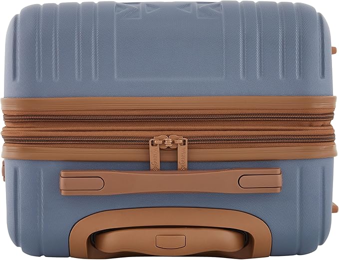 Wrangler 22" and 18" Heartland 2-Piece Carry-On Luggage Set, Vintage Indigo