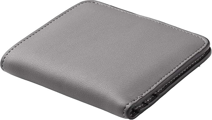 Toughergun Women’s Small Slim Leather Wallet with RFID Protection, Compact Bifold Mini Purse with Clear ID Window