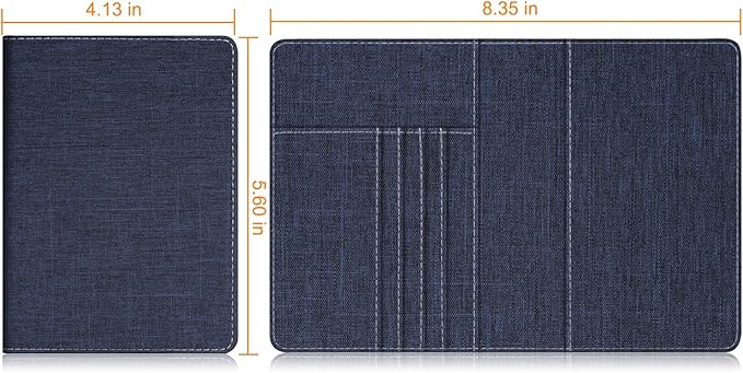 FINTIE Passport Holder, Slim Travel Wallet RFID Blocking Card Case Cover Passport Cover Protector Essentials with Credit Card Slots for Women/Men | Slim, RFID Blocking, Card Case Cover, Essentials, Credit Card Slots