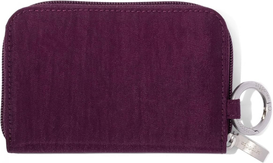 Baggallini Deluxe Card Case - Lightweight 5.5"x3.3" RFID Protected Womens Wallet Card Holder