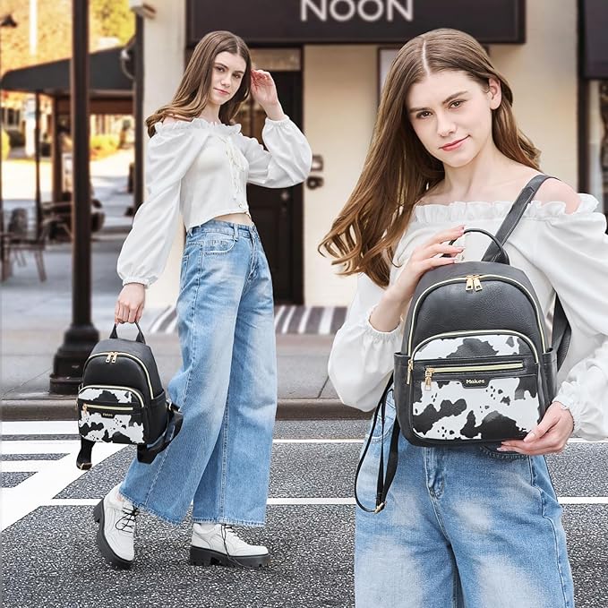 Makes Mini Backpack for Women, Stylish Daypack Purse Handbag Small Casual Daily Travel Bag, Lady Girls Gifts for Work