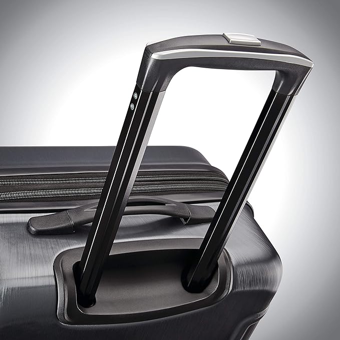 American Tourister Moonlight Hardside Expandable Luggage with Spinner Wheels, Anthracite, Checked-Large 28-Inch