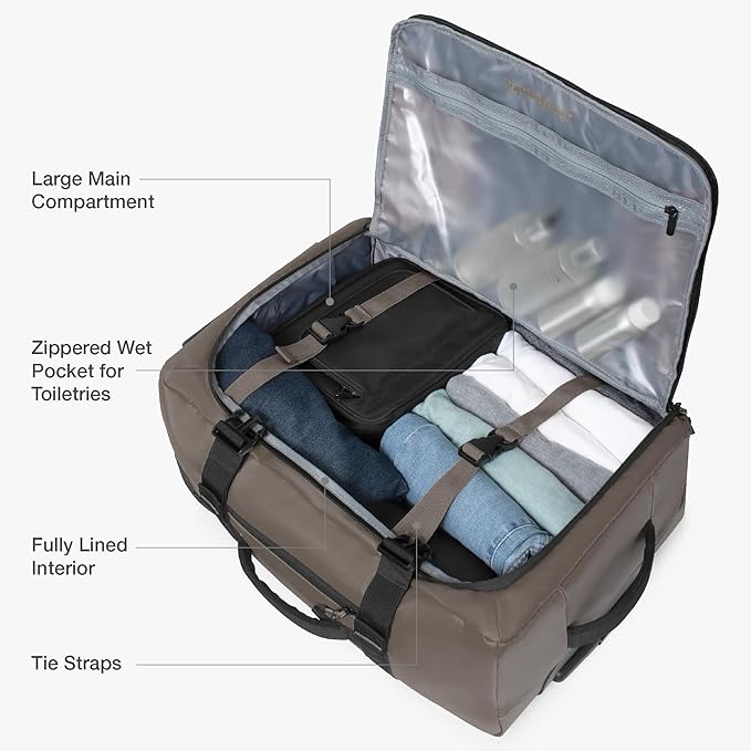 Traveler's Choice Softside Upright Wheeled Duffel Bag