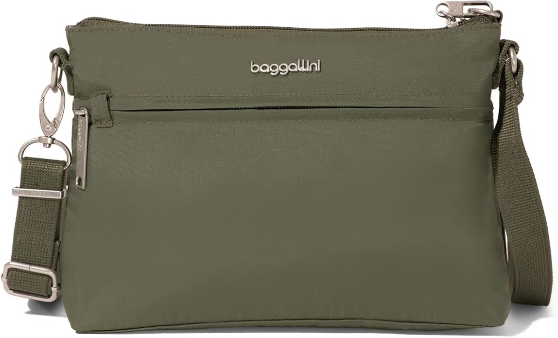 Baggallini womens Securtex Anti-theft Memento Crossbody Bag