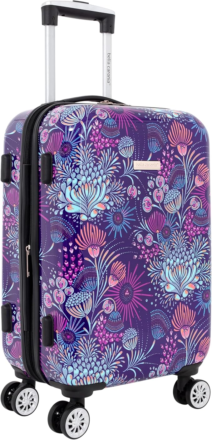 Travelers Club Unisex Bella Caronia Deluxe 20", 3 Piece, or 7 Piece Luggage & Travel Accessories Set Jardin
