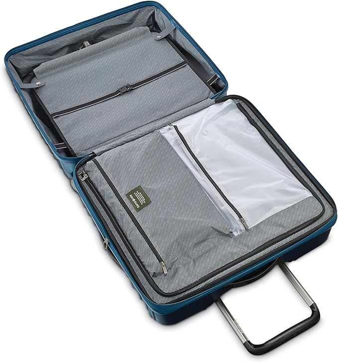 Samsonite Stryde 2 Hardside Expandable Luggage with Double Spinner Wheels, Large Glider, Deep Teal