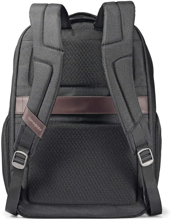 Samsonite Kombi Business Backpack – Ballistic Nylon, 15.6” Laptop Compartment, Tablet Pocket, SmartSleeve™, Multi-Pocket Organizer, Padded Straps & Back, Top Handle, Fleece-Lined Accessory Pocket