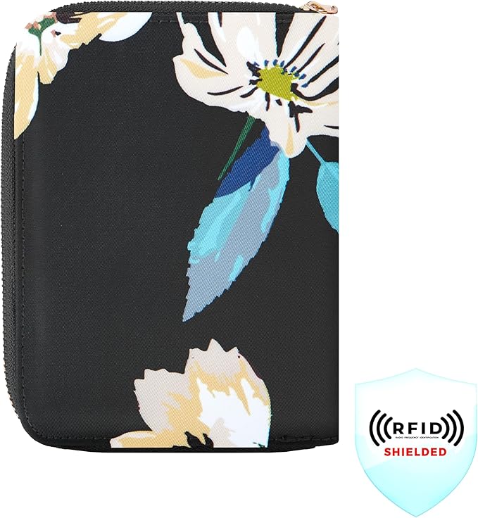 Travelon RFID Blocking Passport Zip Wallet