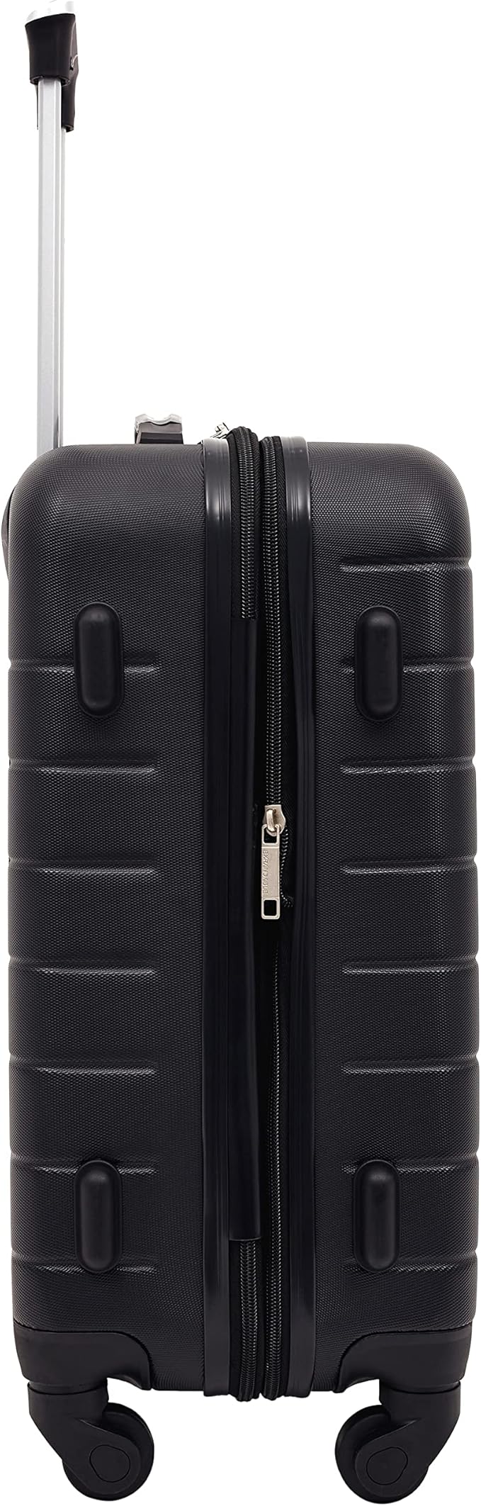 Wrangler Smart Spinner Hardside Luggage, 3 Piece Set, Black