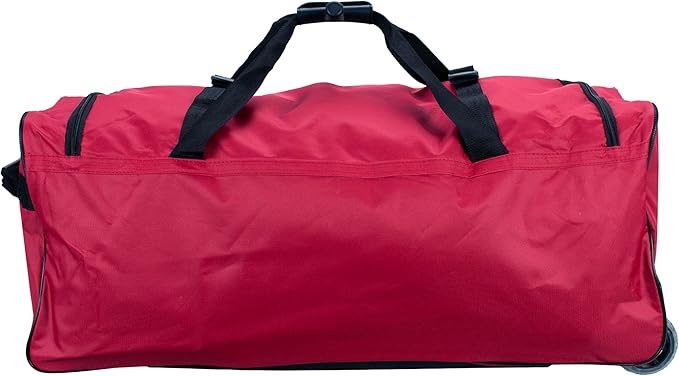 Rockland Rolling Duffel Bag, Black, 22"