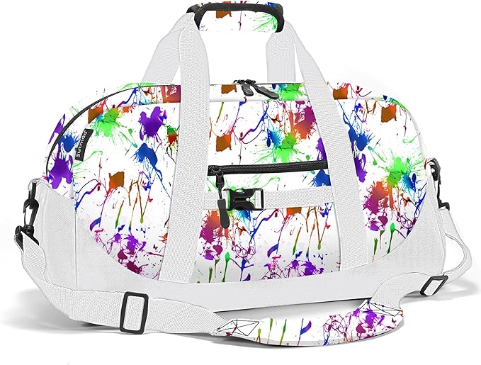 Stumdo Kids Overnighter Duffel Bags for kids, Carry-On Size & Ideal for School Practice or Overnight Travel Weekender Tote for Travel Gym Sport bag for Boys & Girls (11chong)