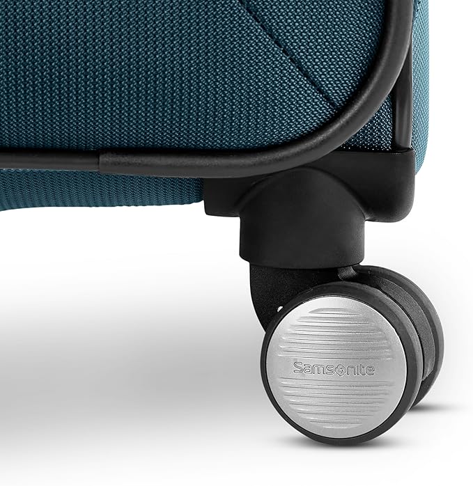 Samsonite Ascella 3.0 Softside Expandable Luggage with Spinner Wheels, 3-Piece Set (20/25/28), Teal/Black