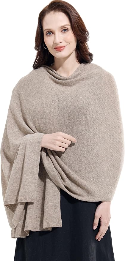 Soft Cashmere Blend Wrap Chic Scarf Stole for Women Wayfarer Travel Extra Large 87"x28"